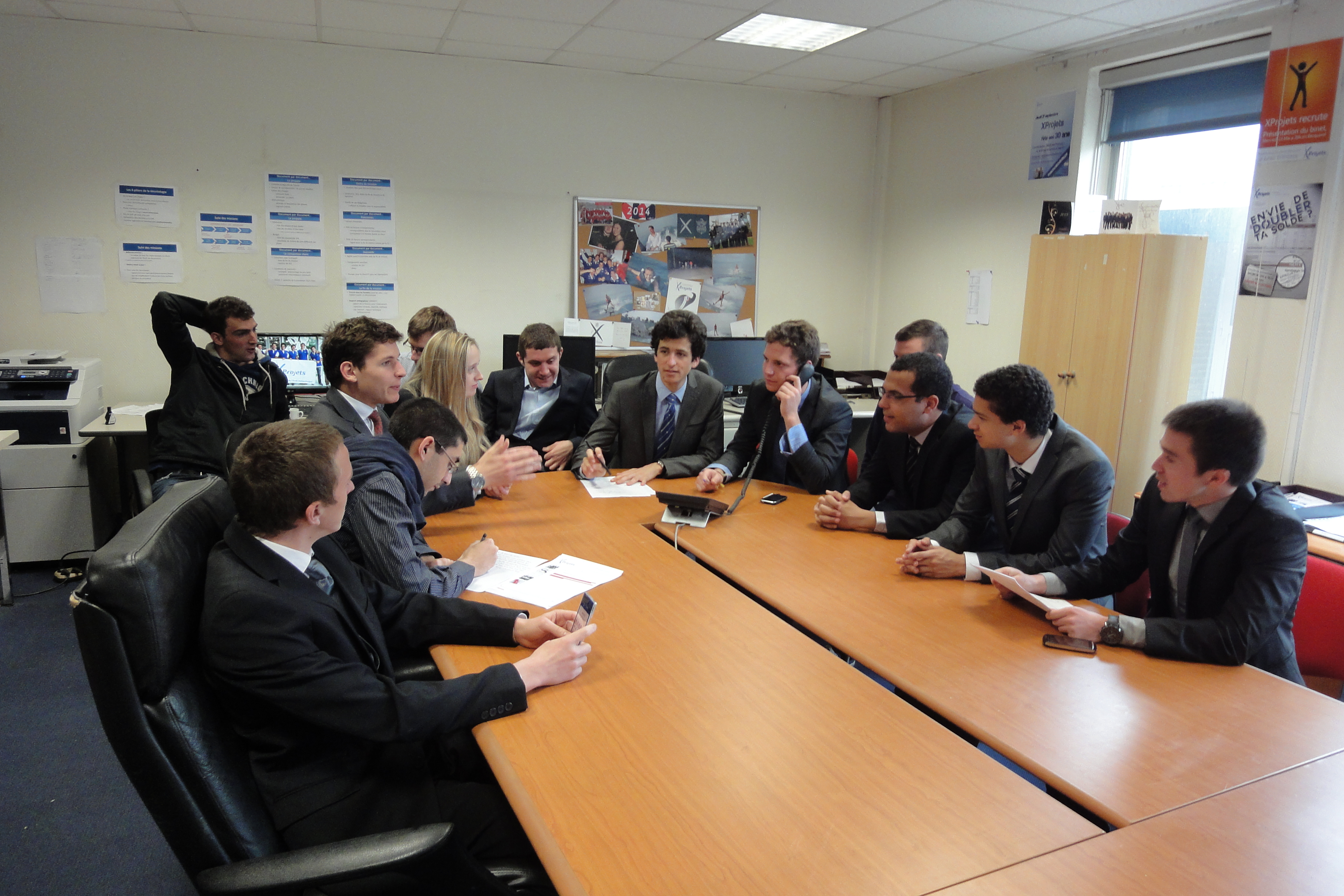 équipe XProjets, local XProjets